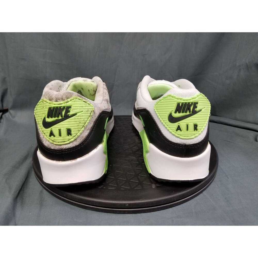 Nike Air Max 90 Sneakers White Volt Mens Size 9.5 Display NEW IN BOX! - Picture 7 of 14